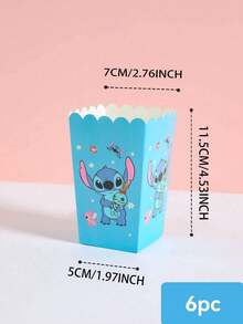 6pcs/12pcs/24pcs Anime Cartoon Theme Party Candy Boxes, Halloween Decorations, Theme Party Gift Boxes, Candy & Cookie Boxes, Party Gift Bags, Party Gift Boxes, Suitable For Birthday Party, Candy & Popcorn Boxes Decoration, Back To School Party, Holiday Essential Party Supplies - Multicolor - View 7