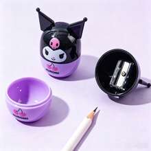 1 buah Rautan Pensil Kartun Seri Sanrio, Rautan Pensil Berbentuk 3D Kuromi & My Melody yang Sangat Menarik, Alat Tulis Siswa, Rautan Pensil Portabel dan Ringkas, Benda Kecil untuk Meja Anak, Alat Belajar yang Lucu & Menyenangkan, Barang Hadiah - MultiWarna - View 8