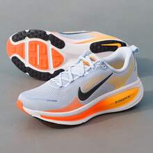 Nike Vomero 18 Comfortable, Breathable, Cushioned, Non-Slip Low-Top Thick-Sole Lightweight Training Running Shoes For Men - Blue-orange - View 8