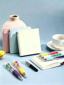 Lightweight Pocket Notebook Set, Blank Pages For Free Writing, Compact And Portable, Stamp Book Pocket Notebook, Office Planner, Travel Memory Book, Travel Stamp Collection Album, Multi-Color Options, Party Gift - Multi-color - View 7
