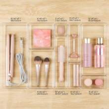 25Pcs Draw Organiser Plastic Box Desk Drawer Fridge Trays Makeup Storage Divider - GB113 - View 8