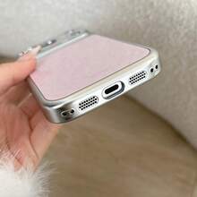 Cute Minimalist Pink Polka Dot Fashion Phone Case Compatible With Iphone 17 Pro, 16 Pro Max, New 15, 17, 14 PM, Minimalist 13, Korean Style 16, Full Coverage Spring - Pink - View 4