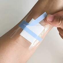 5/20/60/120pcs Waterproof Elastic Bandage Patches, Residue-Free, 6x7cm Transparent Protective Film, Outdoor Activity Fixing Tape, Polyurethane Material - LUNARION - View 7