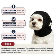 Ear Protection For Dogs Breathable Soundproof Calming Adjustable Soft Dog Ear Muffs Noise Protection For Grooming Bathing - Black - View 7