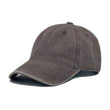 1pc Women's Washed Vintage Baseball Cap, Minimalist Style, Women's Trucker Hat, Women's Hat, Vintage Versatile Sun Hat, Suitable For Daily Wear - Multicolor - View 3