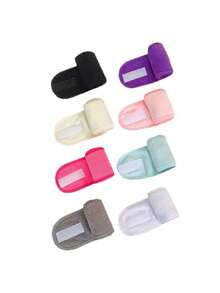 Custom Personalized Spa Headbands-Customizable With Names. Fluffy, Custom Headbands Perfect For Bridesmaids, Sleepovers, Bachelorette Parties - Multicolor - View 11
