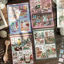 My Room Scene Stickers, Large Landscape Stickers, Scrapbook Stickers, Miniature Landscape Stickers, Decorative Stickers, Immersive DIY Stickers, Adult Craft Stickers, Halloween Gift, Stress Relief, Craft Enthusiasts - A - View 9