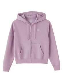 Under Armour Women's UA Rival Fleece FZ Knit Hooded Casual Sports Jacket 6016556-698 - Pink - View 1