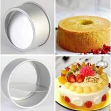 Aluminum Round Cake Pan, Deep Side Round Baking Pan, Cake Pan With Removable Bottom - View 7