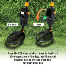 Detektor Logam MD-1008A yang Dapat Diatur dengan Layar LCD, Cocok untuk Mencari Perhiasan, Koin, dan Harta Karun - Bertenaga Baterai (Baterai Tidak Termasuk), Mendeteksi Logam Pantai, Emas, Perak, Tembaga, Besi - Cocok untuk Anak Muda - Hitam - View 4