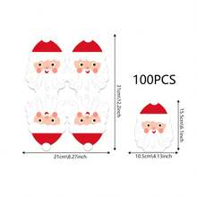 20 Disposable Christmas Paper Napkins, Cute Christmas Dinner Napkins, Santa Claus, Christmas Tree, Gift Box And Stocking Prints, Decorative Paper Napkins For Table Decorations, Christmas Party Supplies. - View 6
