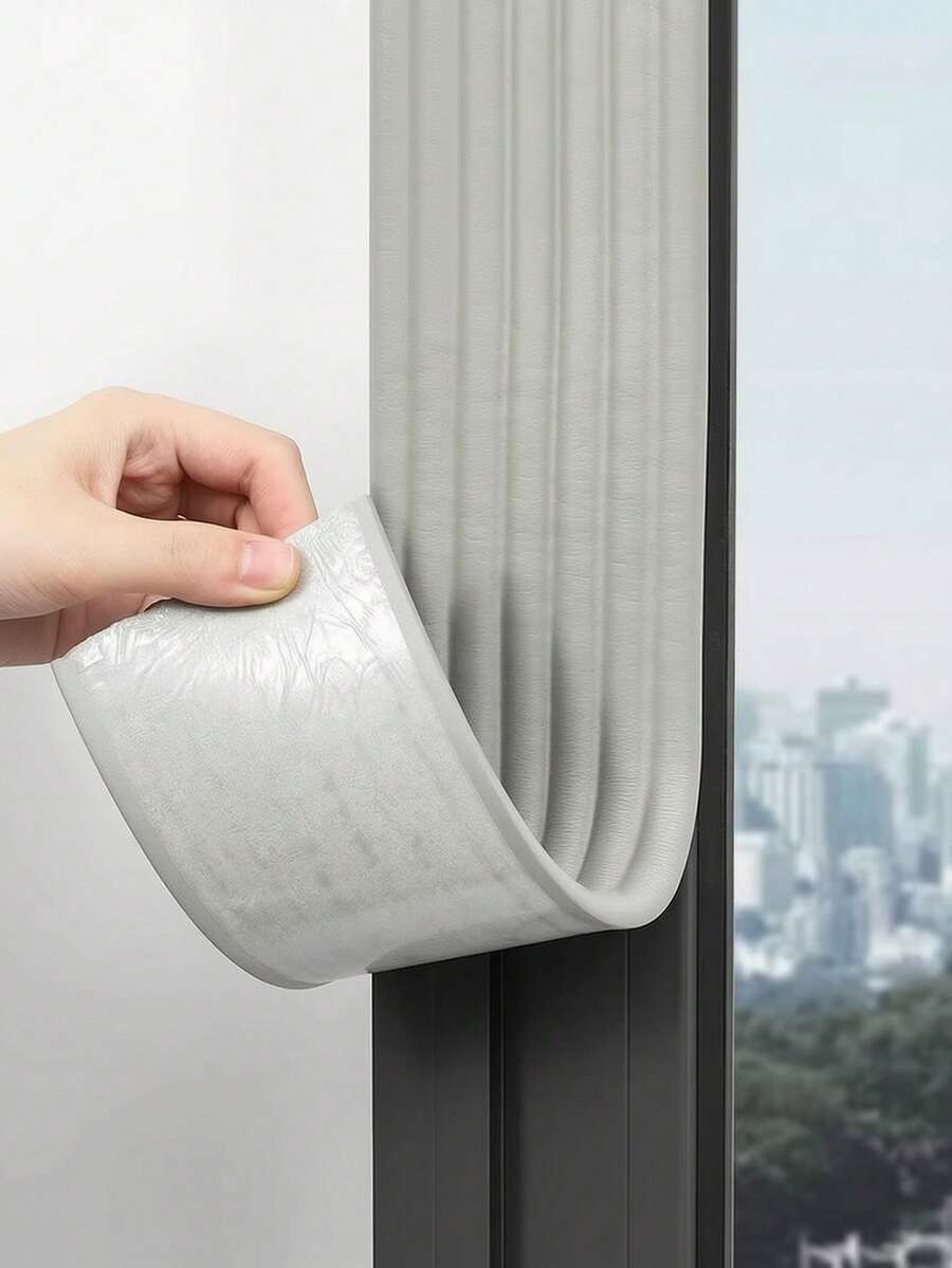 1 Roll Window Sealing Strip - Winter Wind & Rain Insulation Tape, Waterproof Solution, Self-Adhesive Weather Stripping, Easy Installation, High-Quality Adhesive, Windproof Door Seal, Suitable For Autumn/Winter, Christmas, New Year - Multicolor - View 1