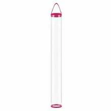 Portable Mahjong Table Mat Storage Bag, Transparent PVC Cylindrical Zippered Creative Reinforced Handheld Tablecloth Storage Bag - View 8