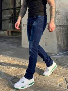 Impala Men Jeans - Navy Blue - View 3