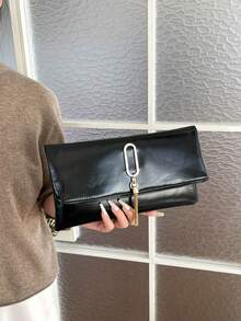 New Luxury High-End Niche Versatile Shoulder Clutch Bag - Black - View 6