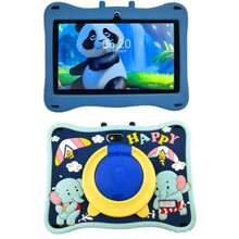 4GB RAM + 64GB ROM / 7-Inch Tablet / Quad-Core 1.3GHz / Android 13 MTK6735 / 1280x800 HD IPS Screen / 2MP+5MP Camera / 4000mAh Battery / WiFi, Parental Control, Education, Games / ABS Plastic + Silicone, Educational Tablet - Blue - View 6