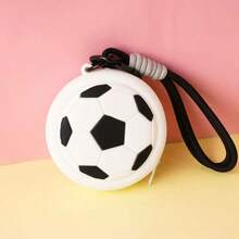 1pc Creative Ball Sports Wallet Keychain Pendant, Earphone Storage Bag, Basketball, Baseball, Tennis, Football Keychain Decorative Accessory, Bag Charm, Suitable As Gift For Friends, Family, Valentine's Day, Birthday, Holiday, Party - Multicolor - View 3