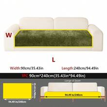 1PC Chenille All-Season Non-Slip Sofa Cushion – Simple Style, Solid Color, Machine Washable, Pet-Resistant, Lazy-Friendly, Multi-Purpose, Perfect For Living Room Sofa Protection And Room Decoration - Multi-color 2 - View 44