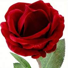 Flocked Rose Shaped Ring Box, Rose Earring Box, Suitable For Valentine's Day Gift, Engagement, Anniversary, Wedding And Special Occasions, Wedding Decoration Jewelry Box, All Season Use, Suitable For Christmas - Multicolor - View 4