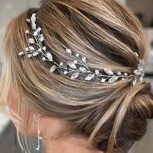 1pc Casual Party Elegant ABS Plastic (ABS Resin) Headband Bridal Wedding Hair Accessory All Season - Multicolor - View 1
