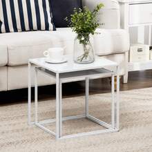 Nesting Tables - White - View 9