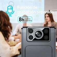 Mini cámara portátil WiFi, grabación HD 1920P, soporte clip y magnético, larga duración de batería - A - Ver 6