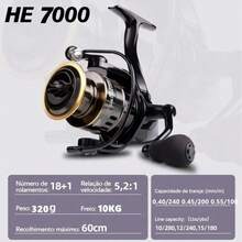 Smooth Powerful Spinning Fishing Reel, Lightweight Durable Metal Spool, Comfortable Non-Slip EVA Handle, High-Speed Smooth Line Retrieval, Large Line Capacity, Suitable For Freshwater And Saltwater Fishing, Ideal For Bass, Trout, Carp, Outdoor Fishing, Stable Brake System, Wear-Resistant Structure, Suitable For Beginners And Experienced Anglers, Reliable Fishing Gear For Shore, Boat, And Kayak Fishing - Black - View 20