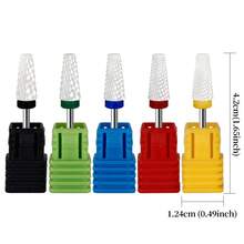5pcs Ceramic Polishing Heads Professional Nail Care Repair Tools - Multicolor - View 9