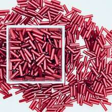 10g/Pack, Approx. 150pcs, 6mm Glass Beads, Matte Series Vintage Style, Suitable For Handmade DIY Jewelry, Bag Accessories, Phone Lanyards, Tassel Decorations, Etc. - 3-minute Matte Metallic Straight Tube 20 Colors - View 18