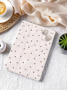Jemdura 可愛心形蝴蝶結圖案保護殼，相容 iPad (A16) 11 吋 11 代 2025/10 代/10.2 吋，相容 Kindle NK 11/Kindle Youth Edition/Kindle Paperwhite 5，Kindle 2024 保護殼，具備自動喚醒/睡眠功能，輕巧便攜，浪漫禮物 - 彩色 - 查看 2