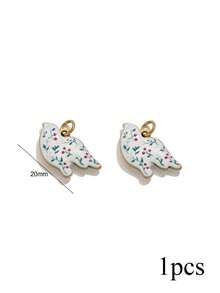 1 món mặt dây chuyền charm thép không gỉ kèm khoen nhảy hình mặt trời, cá, nhà, chim, bình cà phê hoạt hình dễ thương, phụ kiện làm trang sức DIY cho vòng cổ và vòng tay - mặt dây chuyền - Xem 11