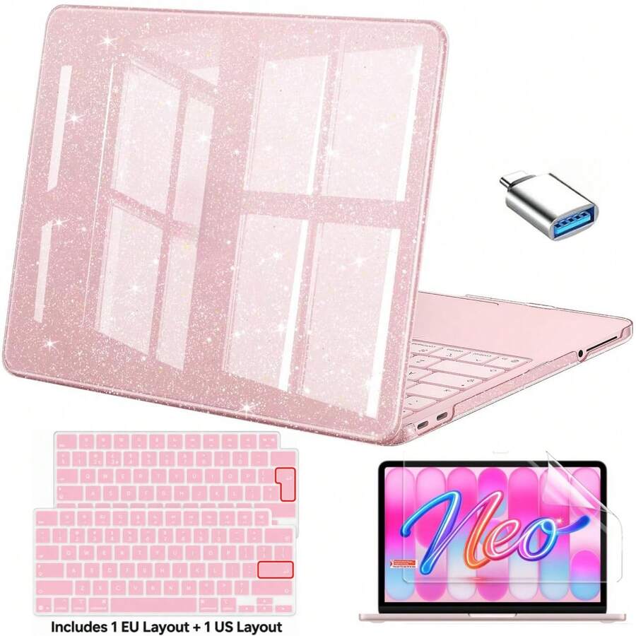 Default Crystal Blush/Clear Crystal/Citrus Crystal/Indigo Crystal/Black Crystal/Shiny Clear/Shiny Blush/Shiny Black/4-In-1 Set PC (Polycarbonate) Computer Case