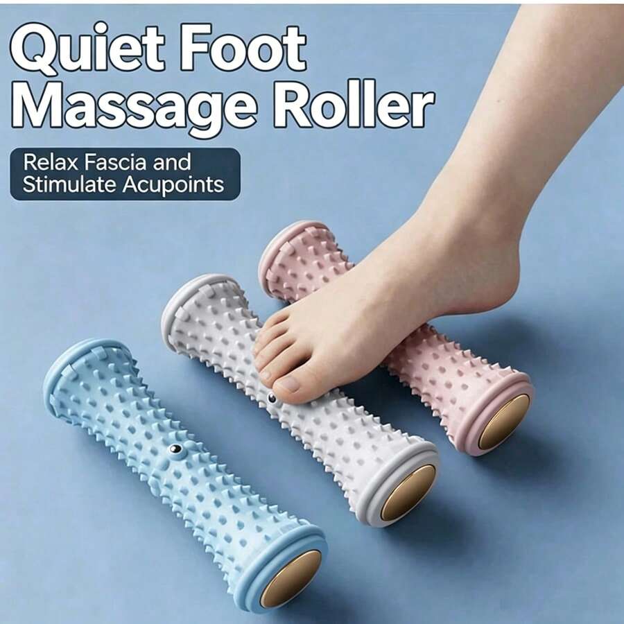 1pc Plantar Fascia Massage Roller, Designed To Relieve Foot Pain And Fascia Tension; Suitable For People Who Frequently Exercise, Practice Yoga, Dance, Run Or Wear High Heels, Especially Suitable For Use In Autumn And Winter - Multiple Styles - View 1