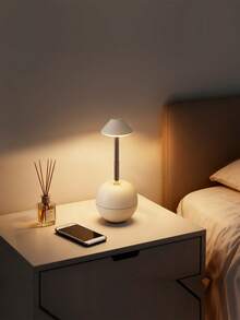 1pc Multicolor Solid Color Cup Shaped Modern Telescopic Height Adjustable Remote Control RGB Table Lamp, Dimmable Timer Ambient Night Light, Suitable For Bedroom Study Office Home Decor, Popular Indoor Desktop Lighting - Multicolor - View 7