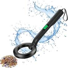 Handheld Metal Detector For Gold And Jewelry With LCD Display, Waterproof Pinpointer Metal Detector For Gold, Jewelry, Treasure Hunting, And Mining - Black - View 9