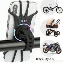 Giá đỡ điện thoại cho xe đạp - Làm từ chất liệu PVC chịu lực, phù hợp cho xe đạp điện, xe máy, xe đạp địa hình. Trang bị thiết kế chống trượt rảnh tay, tương thích với điện thoại thông minh và máy tính bảng. Màu đen, phụ kiện xe máy, cấu trúc chắc chắn và bền bỉ - A - Xem 7