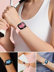 8件組 PC+鋼化玻璃 2合1 手錶保護殼，相容 40mm、41mm、42mm、44mm、45mm、46mm、49mm 機型，時尚運動休閒風，防震耐用，觸控靈敏，易於佩戴，相容 Series Ultra/12/11/10/9/8/4/6/5/4/SE，相容 男款與女款手錶殼 - 多色7 - 查看 9