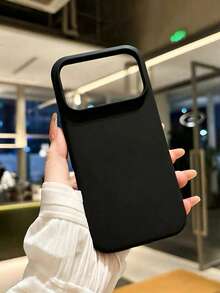 Shockproof Liquid Silicone Phone Case Compatible With Iphone 17 17 Pro Max 16 15 14 13 12 11, Soft Anti-Scratch Ultra-Fine Fiber Lining Soft Shell - Black - View 4