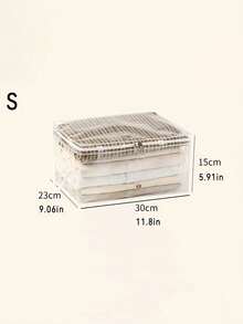 Large Capacity Storage Bag Quilt Storage Bag Household Transparent Clothing Sorting Bag Handheld Storage Bag For Closet Organizer Bedroom Closet Storage Containers Organizer For Blankets Beddings Comforter Pillow Home Back To School - Multicolor - View 15