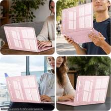 Default Crystal Blush/Clear Crystal/Citrus Crystal/Indigo Crystal/Black Crystal/Shiny Clear/Shiny Blush/Shiny Black/4-In-1 Set PC (Polycarbonate) Computer Case - View 8