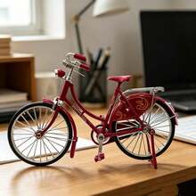 1:8 Scale Alloy Model Bicycle Toy Kit, Decoration, Alloy Metal Mini Bike Sliding Assembled Version, Collection Gift, Birthday/Holiday/Easter Gift, Suitable For Modeling Hobbyists - Multicolor - View 17