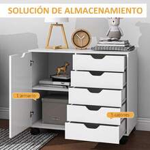 HOMCOM Armários de arquivo - Branco - Ver 2