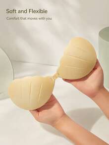New Invisible Silicone Bra, Invisible Adhesive Push-Up Breast Pads, Women's Bra, Invisible Push-Up Bra, Lingerie Accessories Suitable For Women - Multicolor - View 4
