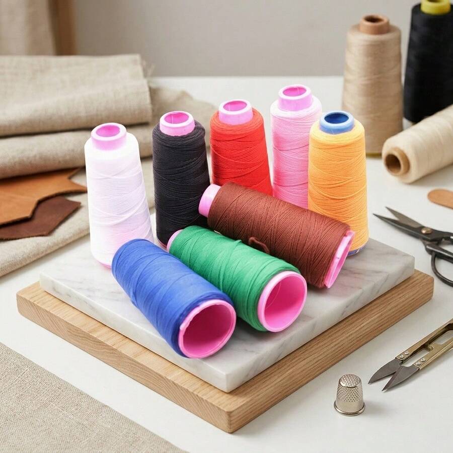 Polyester Sewing Thread Set, Suitable For Sewing Machines And Hand Sewing, All-Purpose High-Strength Spools, Applicable For Quilting, Embroidery, Binding Machines, DIY Crafts, Professional Multi-Color Mixed Sewing Supplies Kit - Beading Thread - View 1