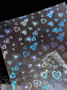 1 Pack 6pcs PET Laser Heart Shaped Planner Decoration DIY Sticker - DT1854 - View 4