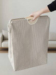 3pcs/Set Keranjang Cucian Lipat dengan Pegangan Empuk, Kapasitas Besar, Tempat Penyimpanan Cucian, Kotak Penyimpanan Pakaian Hemat Ruang untuk Kamar Mandi, Asrama, Rumah, Kamar Tidur, Dekorasi Rumah, Organizer Penyimpanan, Perlengkapan Dapur, Dekorasi dan Aksesoris Rumah - MultiWarna - View 4
