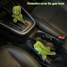Penutup Tuas Rem Mobil Universal, Penutup Tuas Persneling, Pelindung Tuas Persneling, Set Dekorasi Interior Mobil, Penutup Tuas Persneling Mobil dengan Motif Dinosaurus Lucu, Corgi, Panda, Cocok untuk SUV, Truk, RV, Aksesori Dekorasi Interior yang Menyenangkan - A - View 1