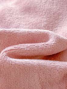 Pink Milk Velvet Solid Color 3 Pieces Bedding Set, Warm Thickened Soft Comfortable Bedding, Includes 1 Fitted Sheet And 2 Pillowcases, No Filling, Suitable For Dorm, Bedroom, Home Use, Multiple Sizes Available, Suitable For Autumn And Winter - Pink - View 8