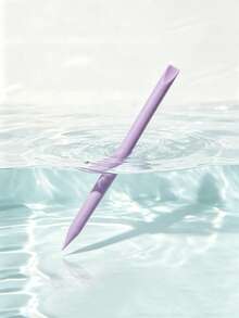 Dual-Head Silicone Nail Art Transfer Pen, Steel Plate Transfer Tool, Multi-Function Carving Pressing Mixing Scraping Stick - Mauve Purple - View 4