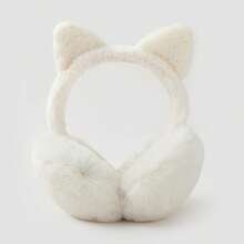 1pc Girls Bow Heart Plush Warm Ear Muffs - Multicolor - View 8